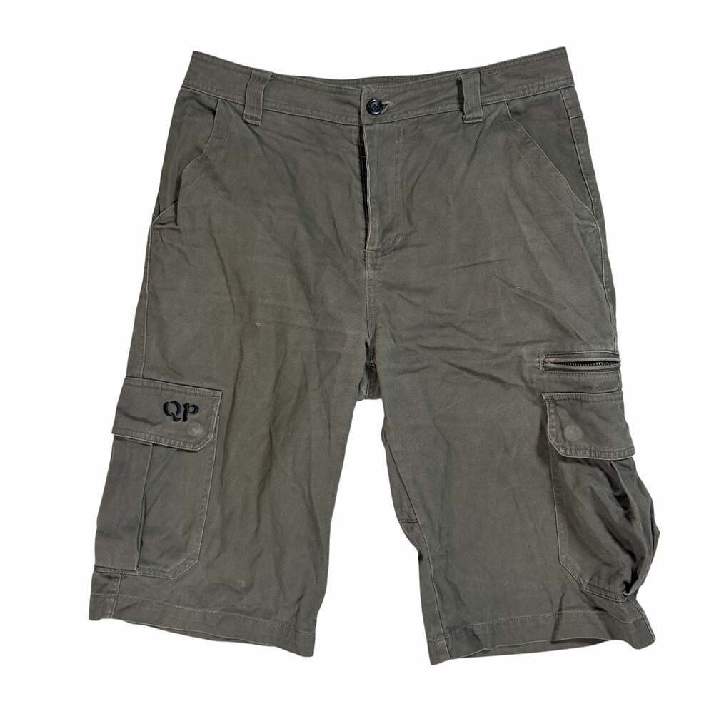 QP Urban Legend Vintage Style Multi-Pocket Cargo Shorts Large